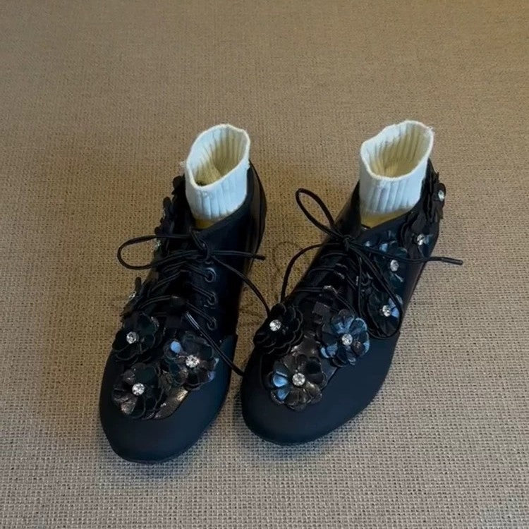 Women's Niche Floral German Training Sports Style Leisure Women's Casual Shoes