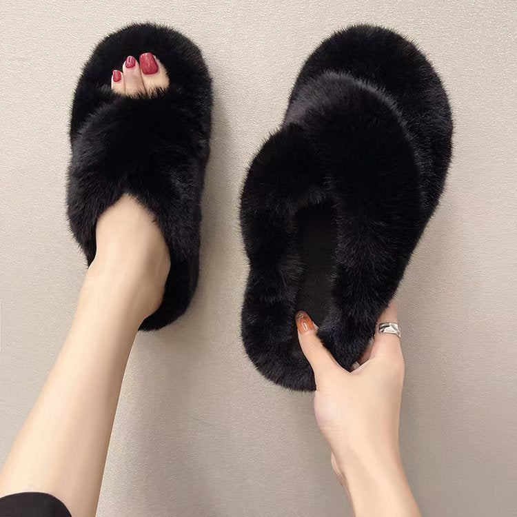 Women's Sleeper Outer Wear Soft Bottom Thick Women's Shoes