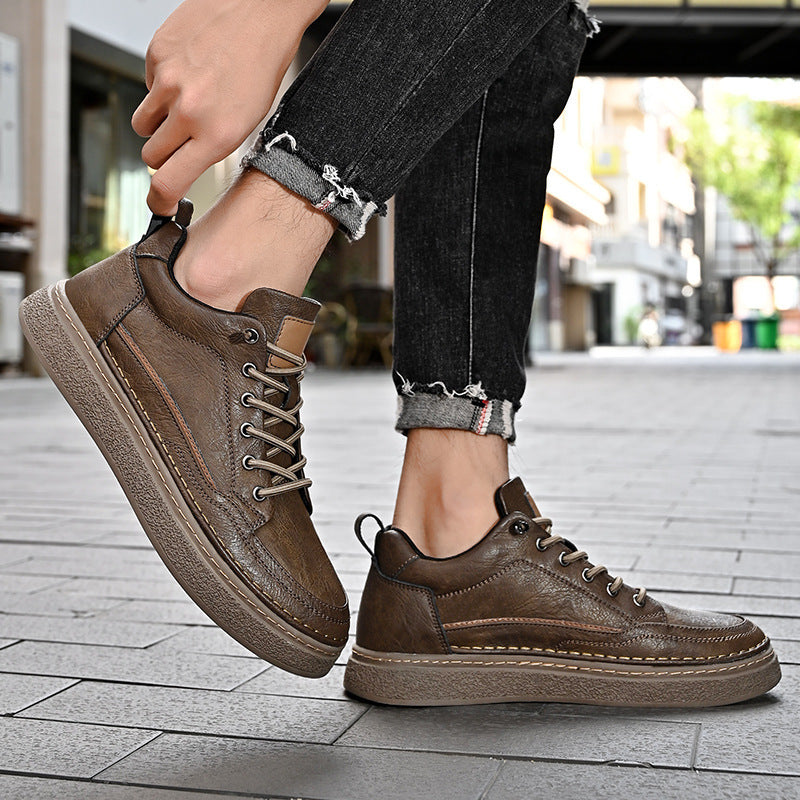 Men's Handmade Leisure Fashionable Soft Bottom Sports Sneakers