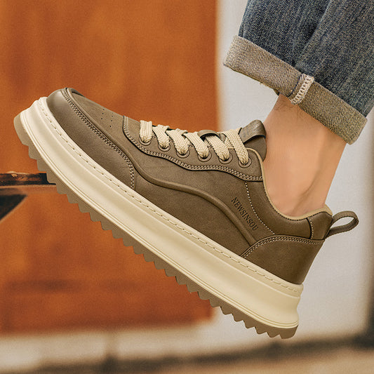 Men's Springtide Thick-soled Heighten Soft Bottom Sports Men's Board Shoes