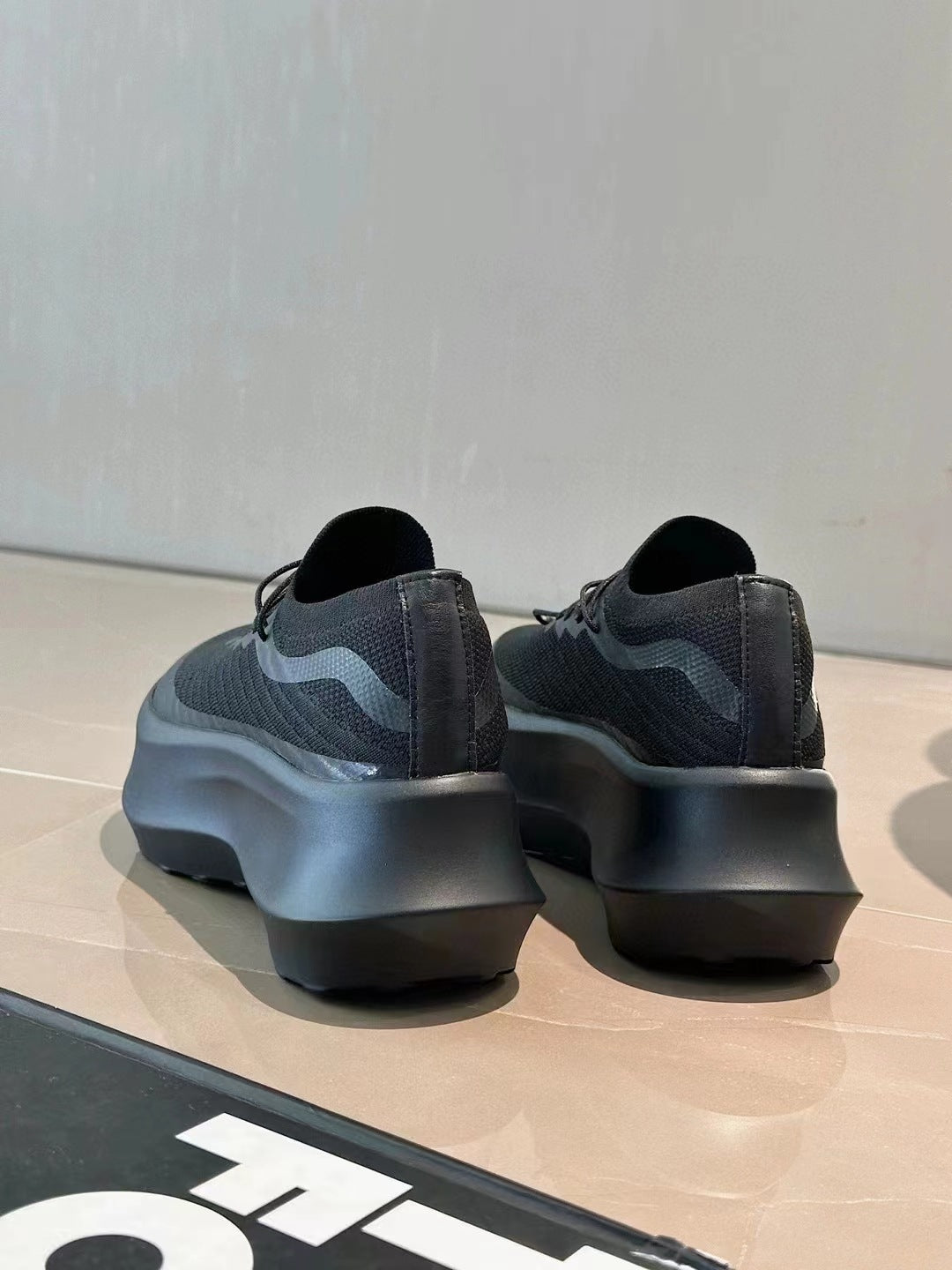 Increased Muffin Platform Flying Woven Autumn Casual Shoes