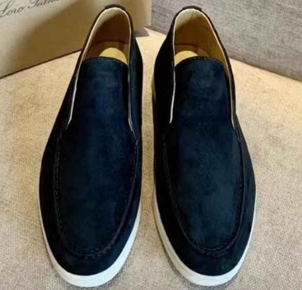 Women's High Soft Bottom Genuine Versatile Loafers