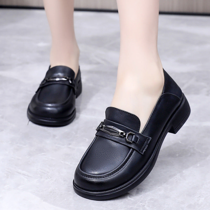 Women's Soft Bottom Mom Spring Flat Comfort Loafers
