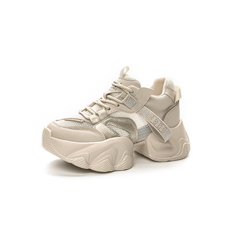 Women's Dad Autumn Platform Height Increasing Insole Men's Shoes
