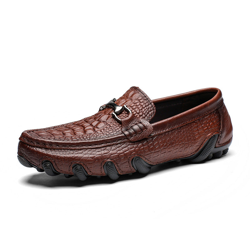 Men's Top Layer Cowhide Surface Slip-on Plus Loafers/doug Shoes