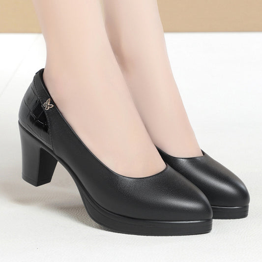 Women's Genuine Model Cheongsam Catwalk High Mother Women's Shoes