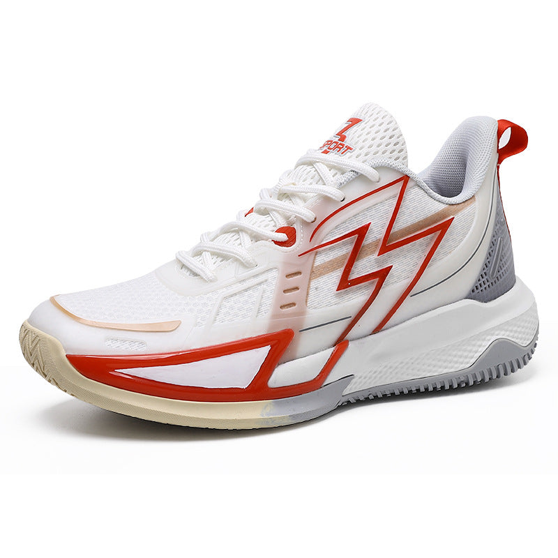 Women's & Men's For Korean Style Fashionable Mesh Breathable Basketball Luminous Shock Men's Sports Shoes
