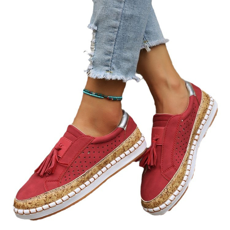 Attractive Women's Popular Oversized Fashion Slip-on Casual Shoes