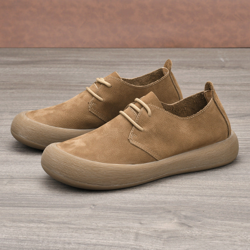 Men's Fashion Genuine Soft Martin Trendy Retro Leather Shoes