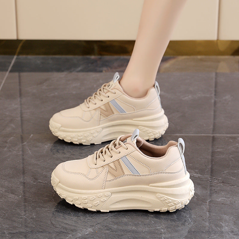 Women's Autumn Korean Style Clunky Platform Sports Sneakers