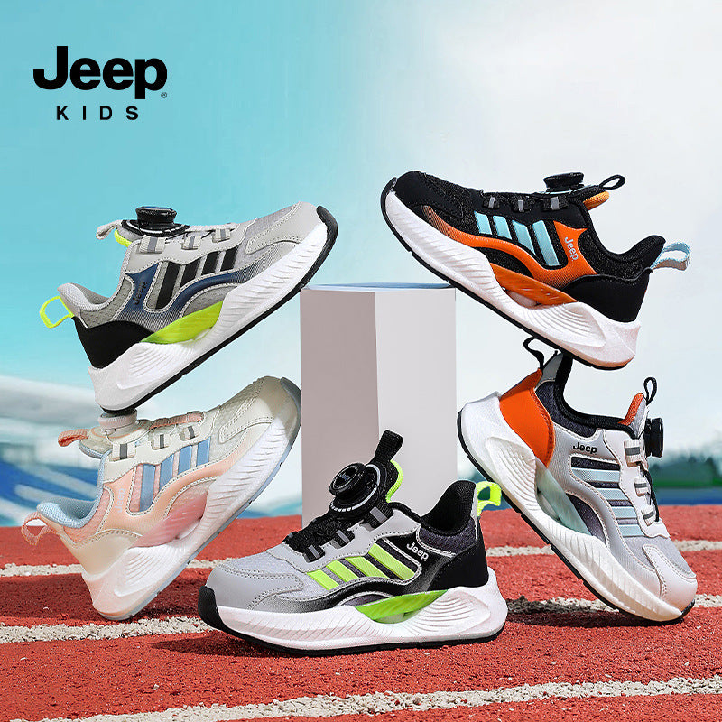 Children's Running Breathable Mesh Middle Big Basketball Sneakers