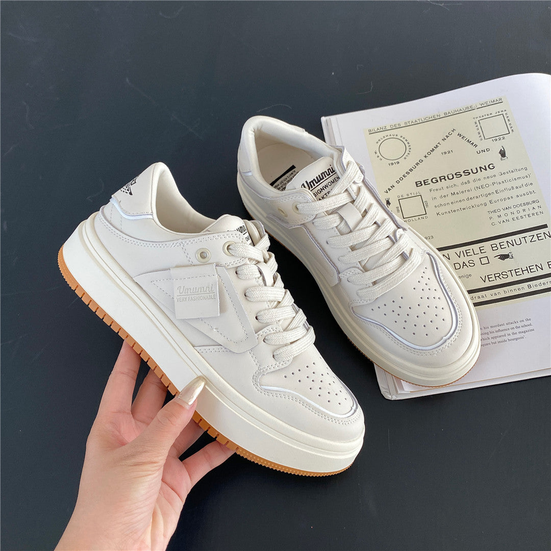 Style Super Popular Thick-soled White Female Versatile Women's Sports Shoes
