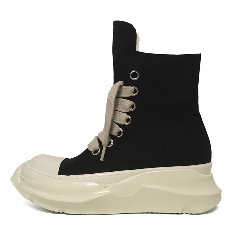 Fashion Thick Sole Height Increasing Cloth Neutral Breathable Boots