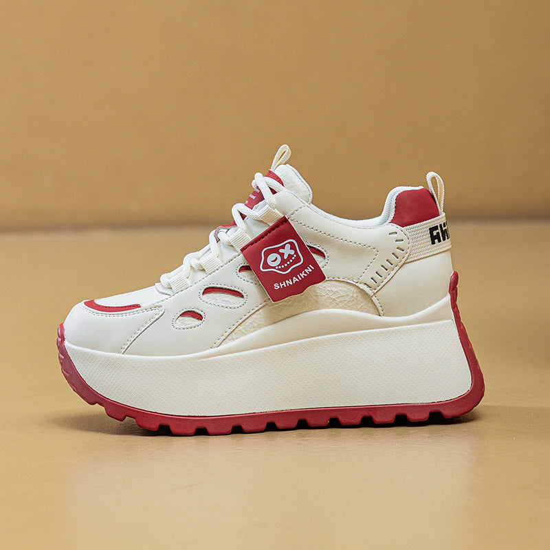 Women's Platform Height Increasing Versatile Sports Casual Shoes
