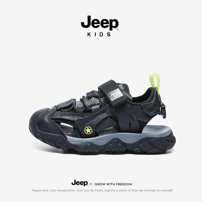Children's Jeep Spring Boys Summer Mesh Surface Kid's Sandals