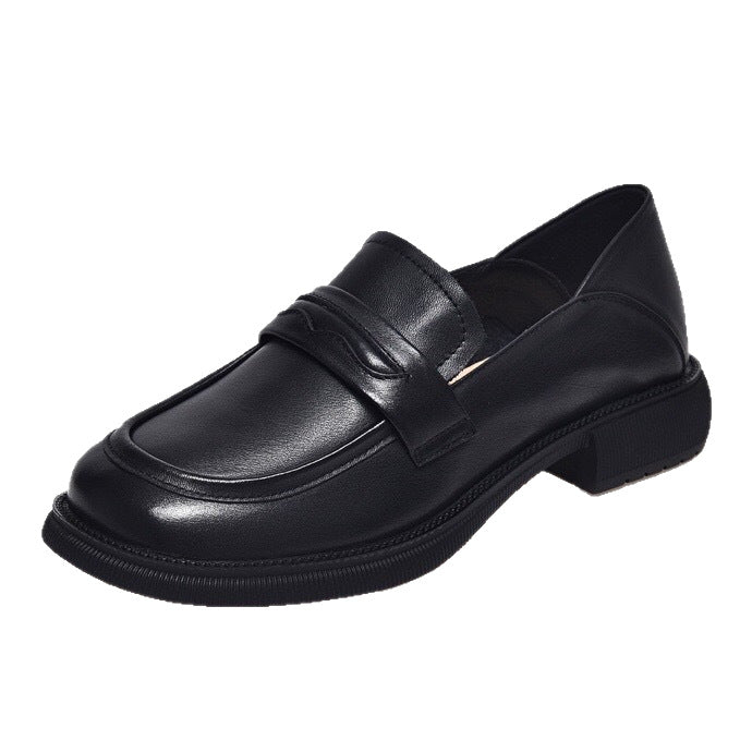 Women's Genuine Thin Soft Cowhide Slip-on Small Women's Fashion Shoes