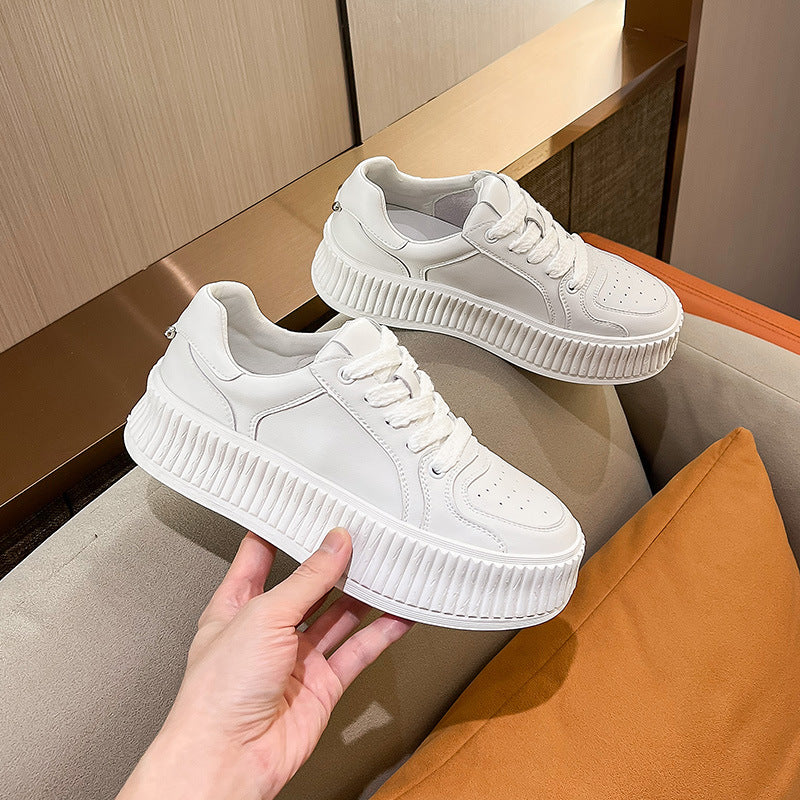 Women's Thick Bottom Biscuit Shape Height Increasing Women's Casual Shoes
