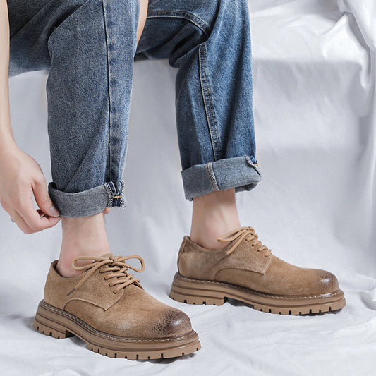 Men's Breathable Versatile Labor Protection Retro Big Boots