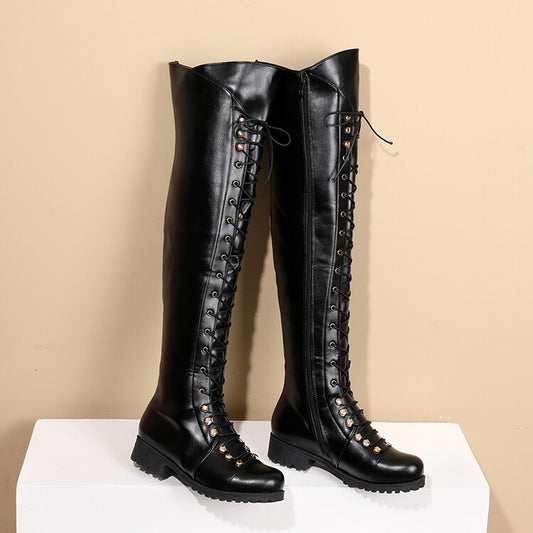 Women's Unique Frye Black Brown Martin Boots