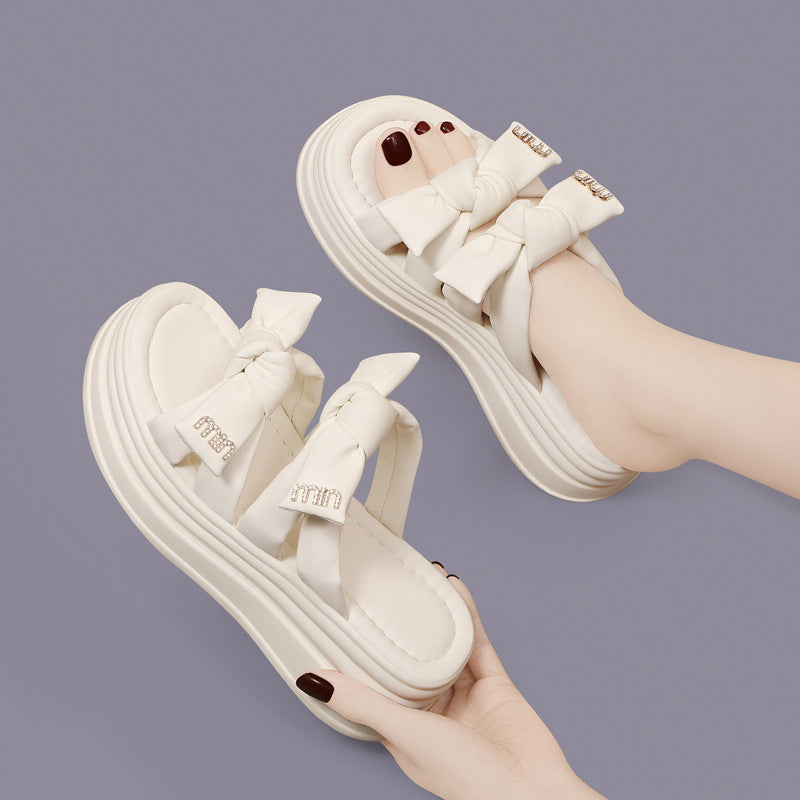 Broken Size Bowknot Fashion Summer Outdoor Sandals
