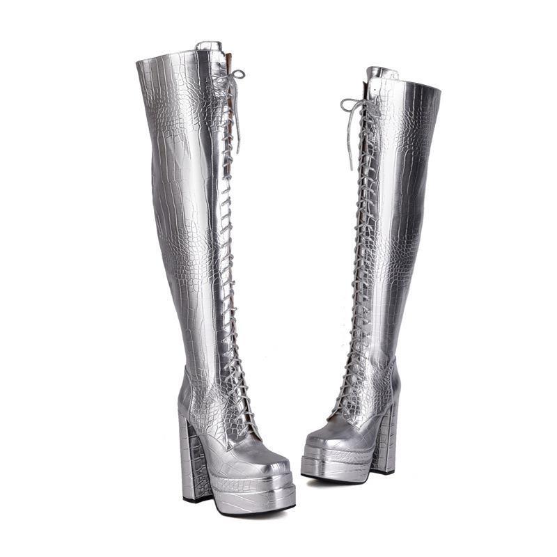 Women's Winter Thick Bottom Side Zipper Boots