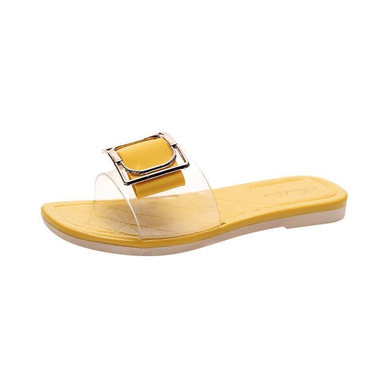 Women's Outdoor Square Buckle Beach Vacation Soft Sandals