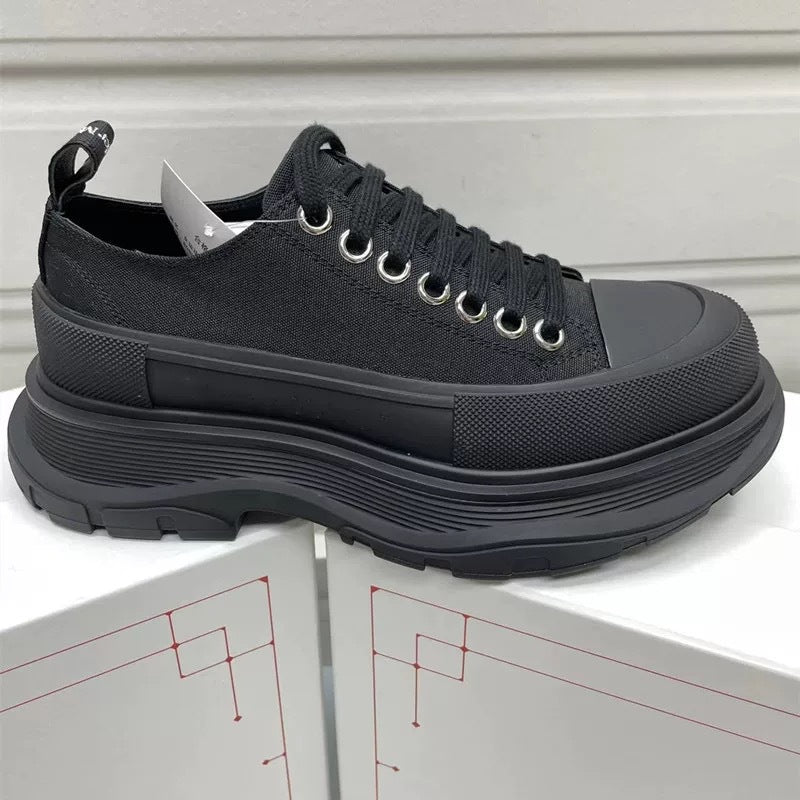 Women's Mcqueen Platform White Height Increasing Leisure Women's Casual Shoes
