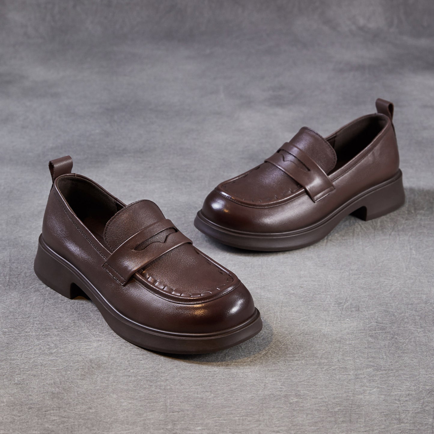 Women's Authentic Spring Platform Slip-on Preppy Style Women's Fashion Shoes