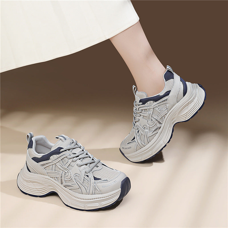 Women's Thick Bottom Platform Dad Sports Leisure Sneakers