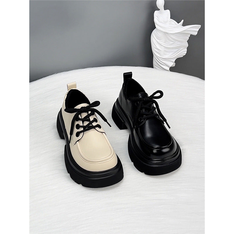 Women's Genuine Platform British Style College Small Women's Fashion Shoes