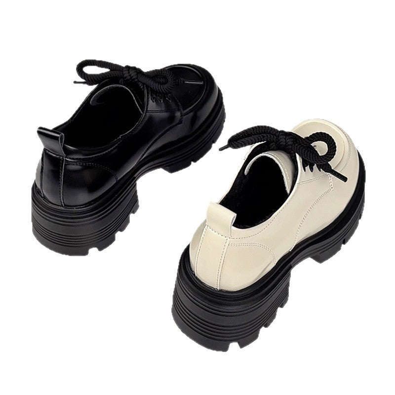 Women's Genuine Platform Spring British Style Small Loafers