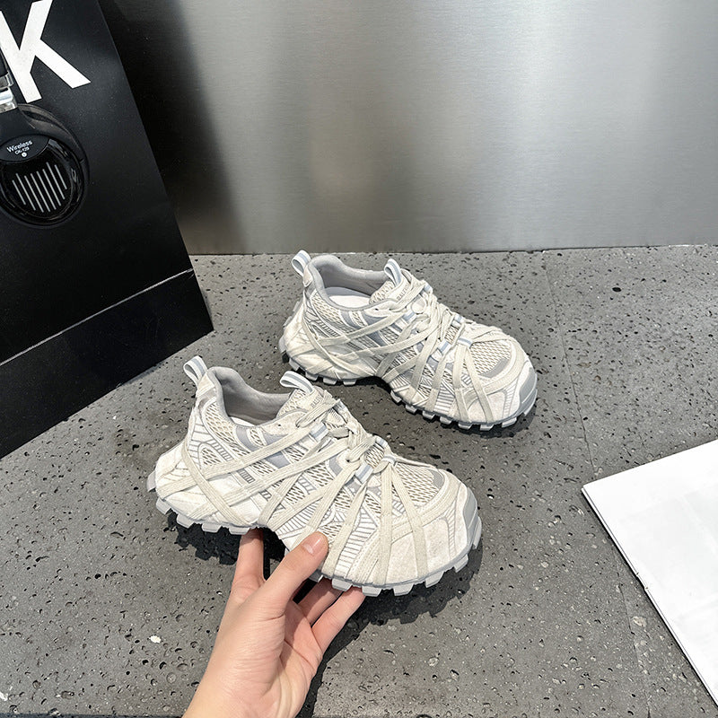Women's Platform Dad Spring Comfortable Height Increasing Women's Sports Shoes