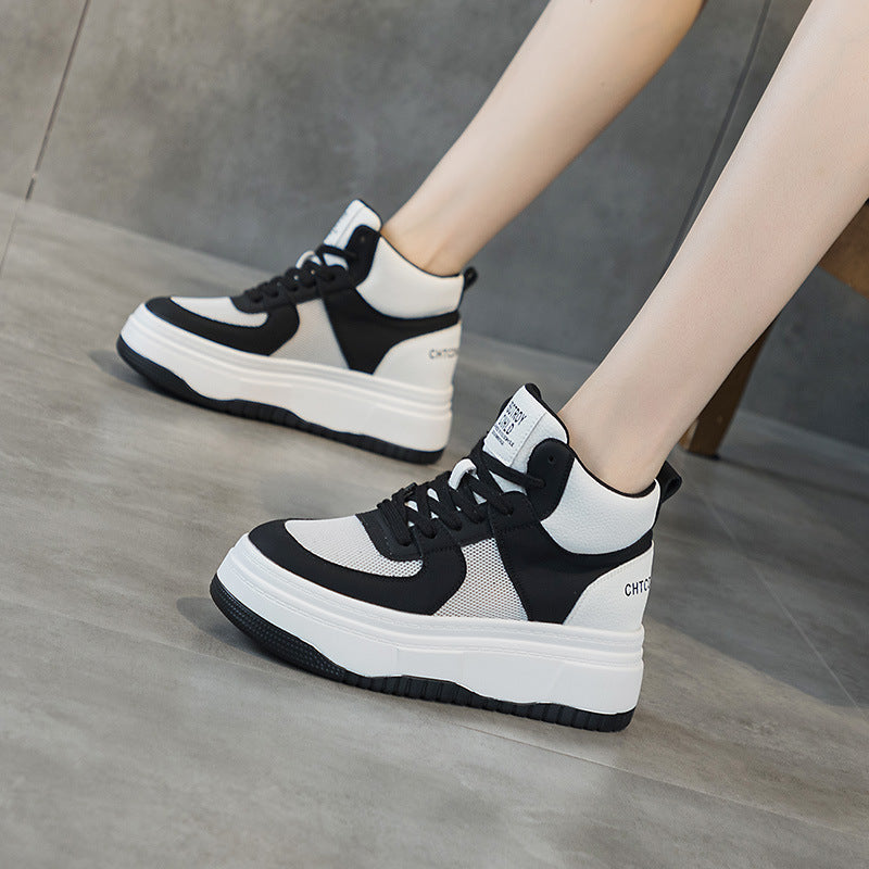 Women's Heightened Easy Wear Trendy Autumn Korean Casual Shoes