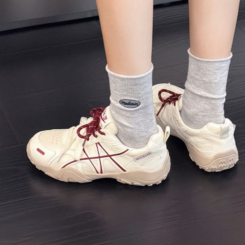 Spring Elevator Wild Soft Bottom Running Women's Sports Shoes