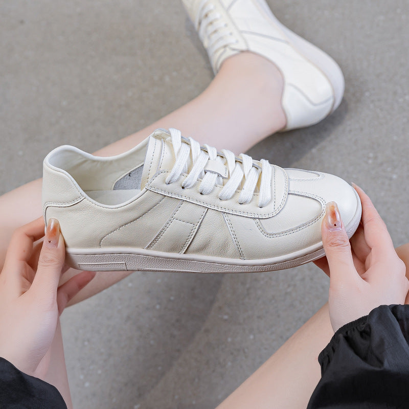 Women's & Men's Top Layer German Training Couple Sports Flat Sneakers