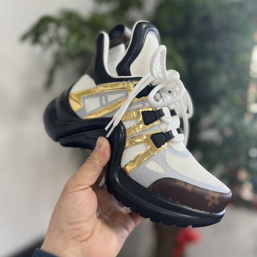 Women's Bow-shaped Dad Platform Height Increasing Breathable Casual Shoes