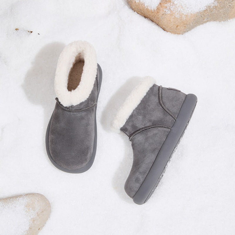 Women's Increasing Insole Fleece-lined Thickened Fur Integrated Women's Snow Boots