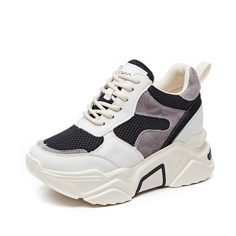 Women's Popular Platform Daddy Korean Autumn Invisible Casual Shoes