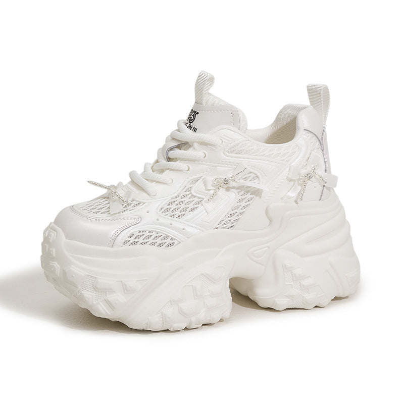 Women's & Men's Small Height Increasing Insole Sports Hollow Sneakers