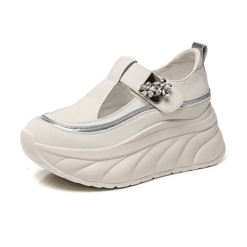 Women's Toe Cap For Summer Wear Slip-on Hollow Breathable Women's Casual Shoes