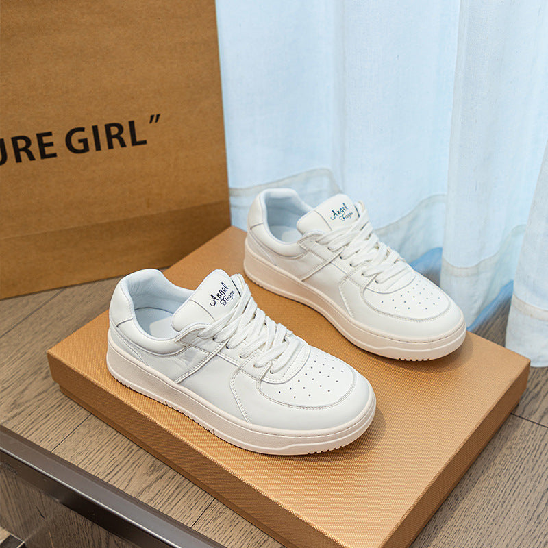 Women's Xi Western Style Platform White Spring Genuine Casual Shoes