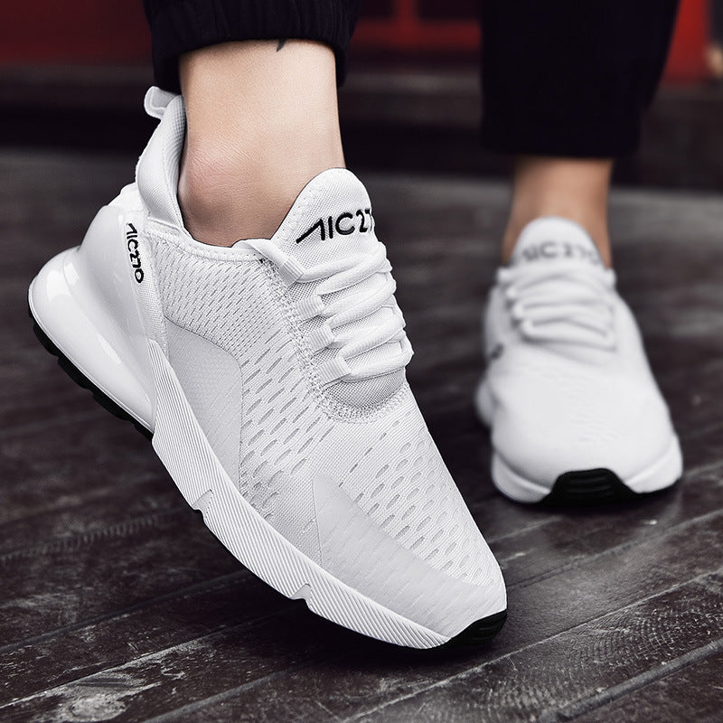 Summer White Korean Style Youth Outer Wear Breathable Sneakers