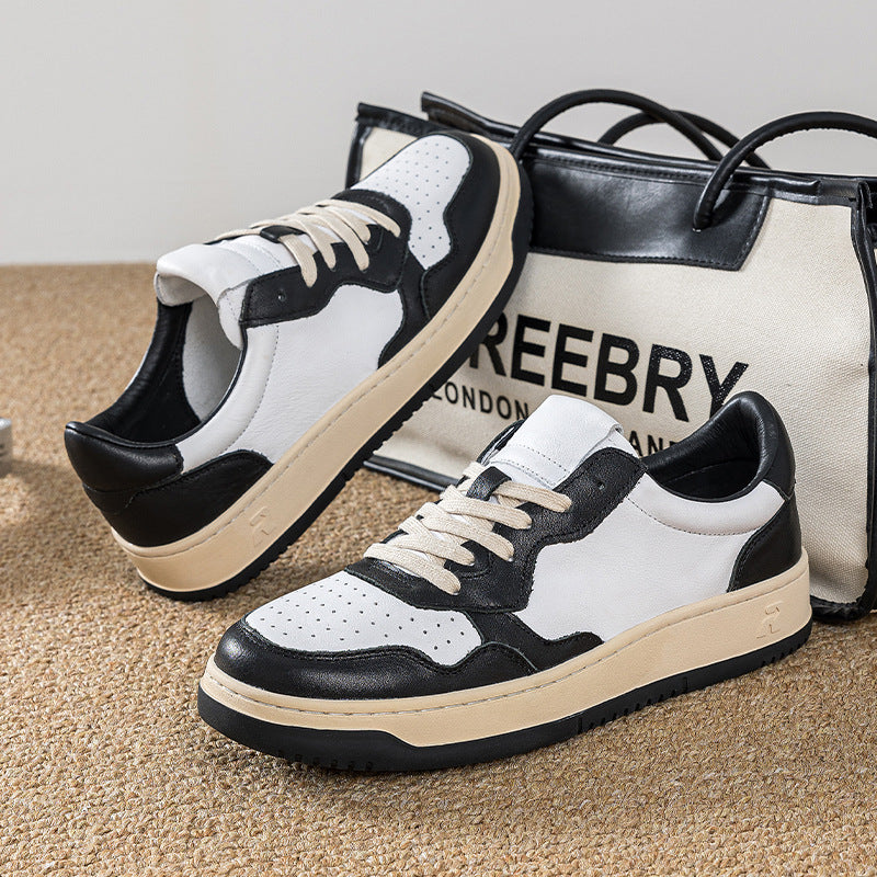 Women's & Men's White Panda Spring Trend Genuine Korean Sneakers