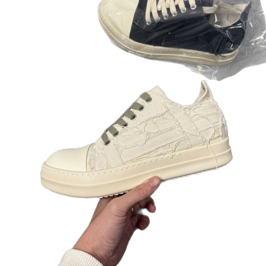 For Black Old Beggar Sports Height Increasing Men's Canvas Shoes