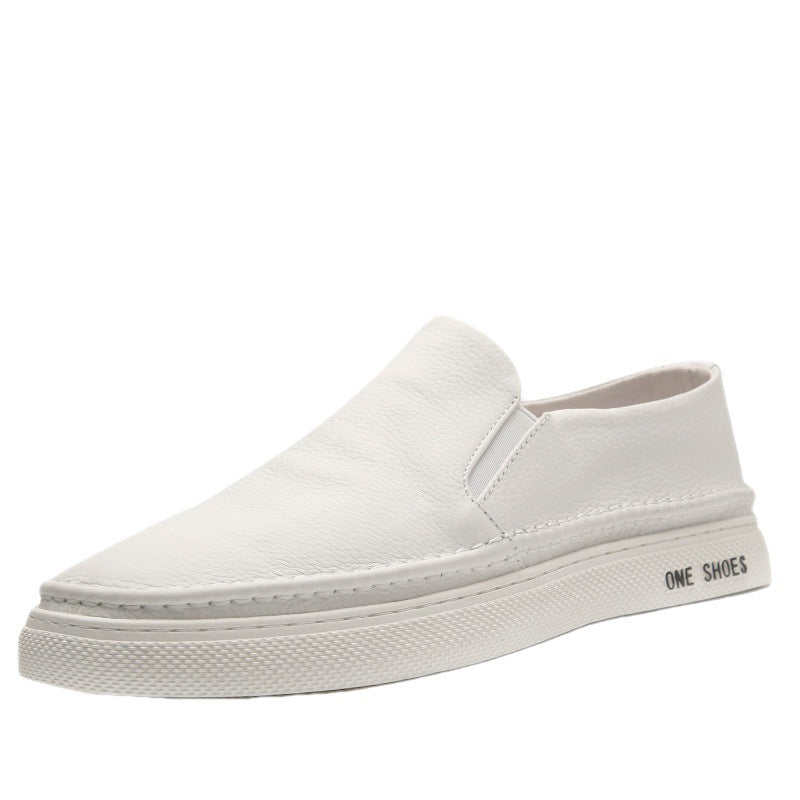 Men's Breathable Genuine Soft Bottom Slip-on Lofter Sneakers