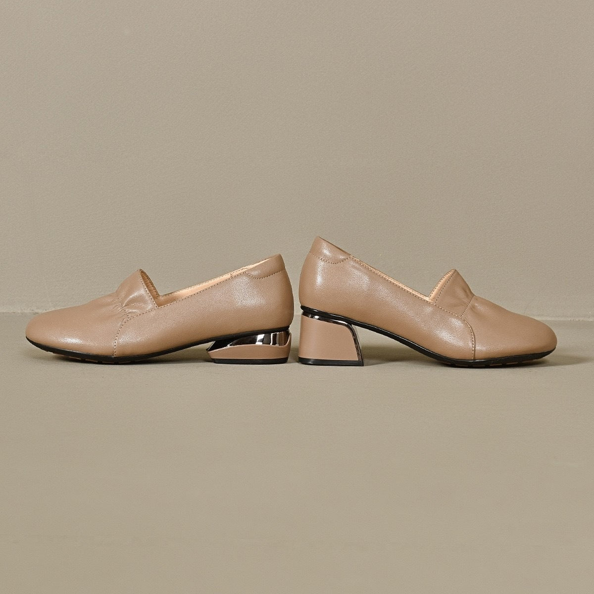 Women's Spring Authentic High Pointed Toe Chunky Women's Fashion Shoes
