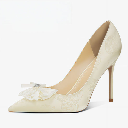 Women's Wedding High Two-way Wear Classy Bridesmaid Stiletto Women's Fashion Shoes