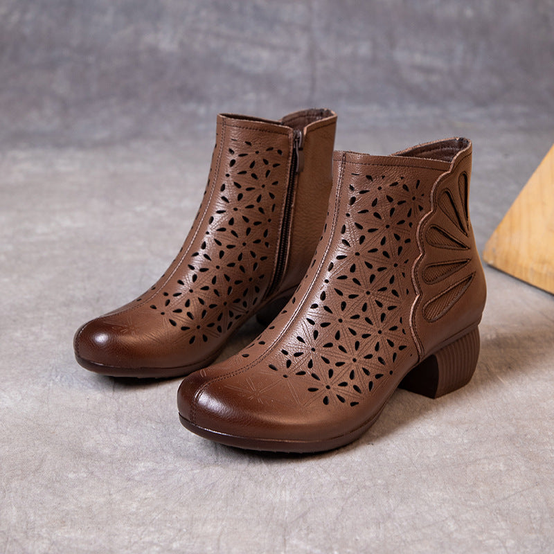 Ethnic Style Soft Bottom Short Breathable Sandals