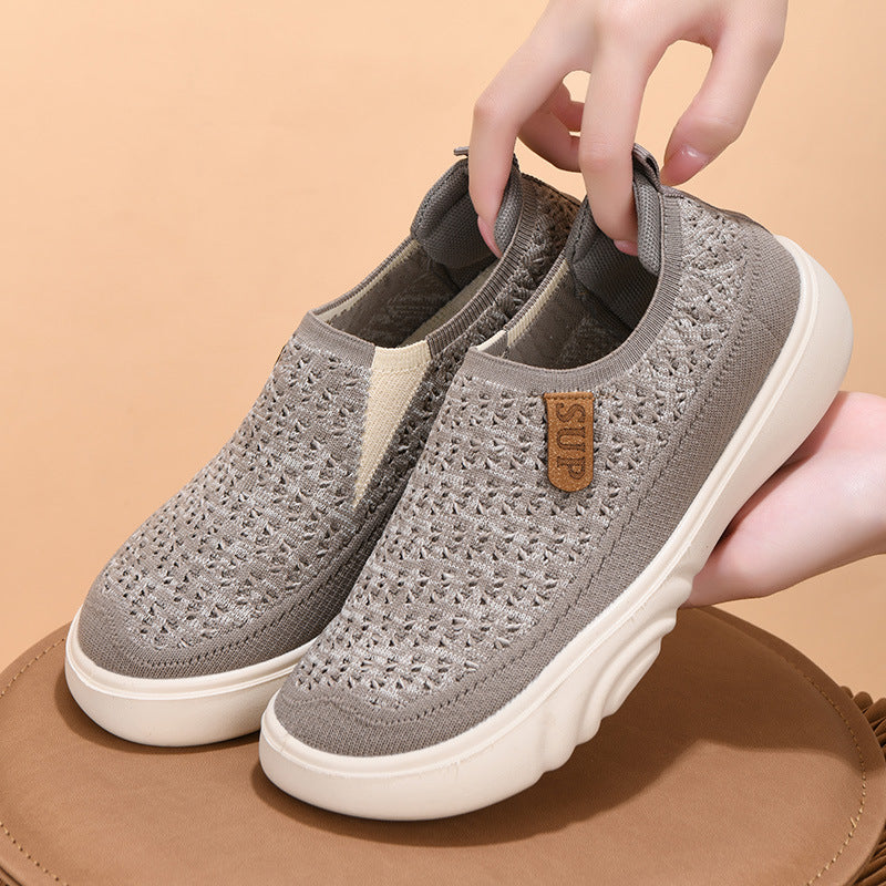 Women's Cloth Single Soft Bottom Comfortable Slip-on Women's Shoes