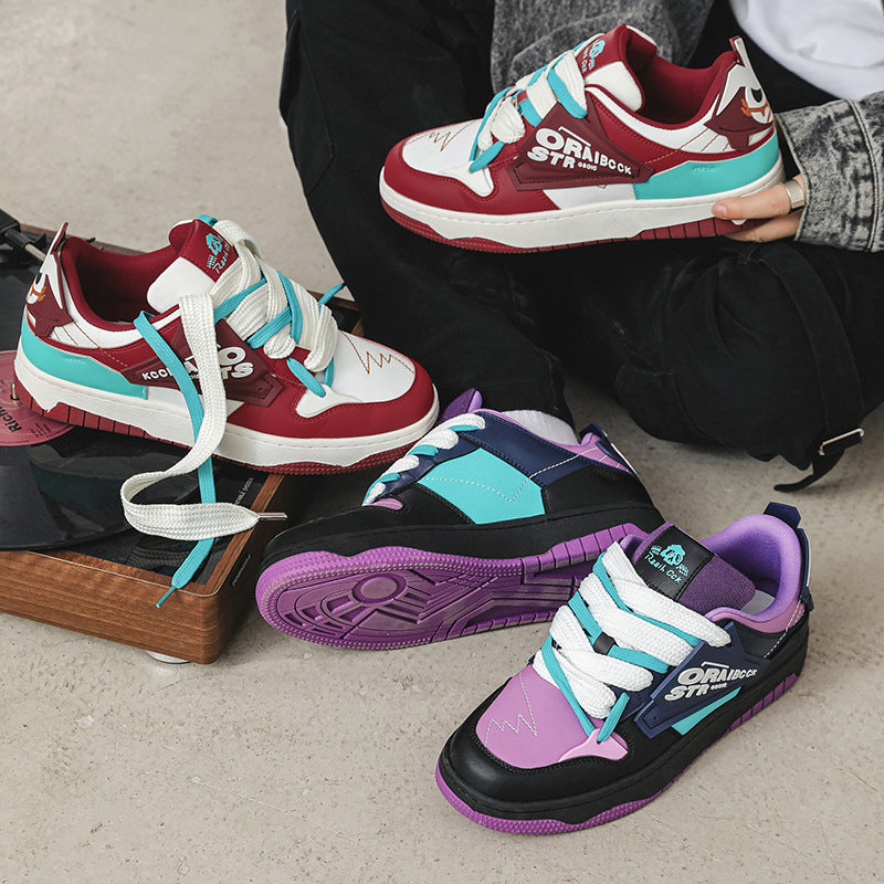 Women's & Men's Niche Arcade National Fashion Couple Trendy Sneakers